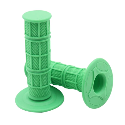 soft grip handle rubber handlebar – Motorcycle Handle Cover - green