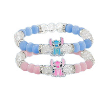 亚马逊跨境热卖星际宝贝史迪奇串珠手链手串卡通动漫手饰批发手工