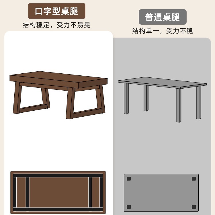 Escritorio de madera maciza escritorio de computadora doméstica escritorio moderno simple escritorio de caligrafía dormitorio escritorio de oficina escritorio de estudio doble