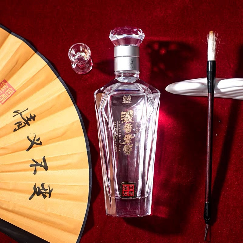 泸州股份出品 浓香老窖金色友情500ml*3瓶礼盒装52度浓香型白酒