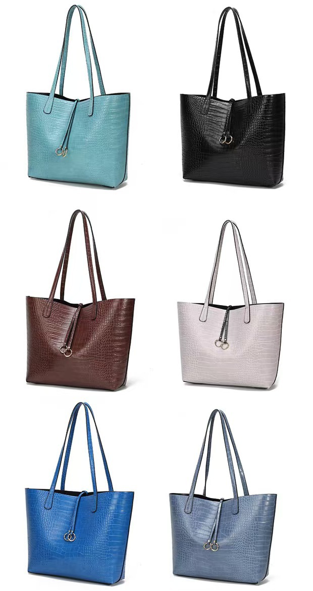 Designer Stone Pattern Tote Bag Large Capacity For Women Commuting_voghion.com
