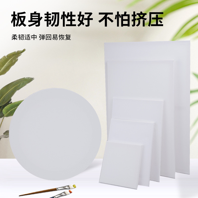 Marco de pintura al óleo al por mayor Marco de pintura al óleo de algodón puro Marco de lona cuadrado/redondo Pintura de textura acrílica especial para estudiantes de arte