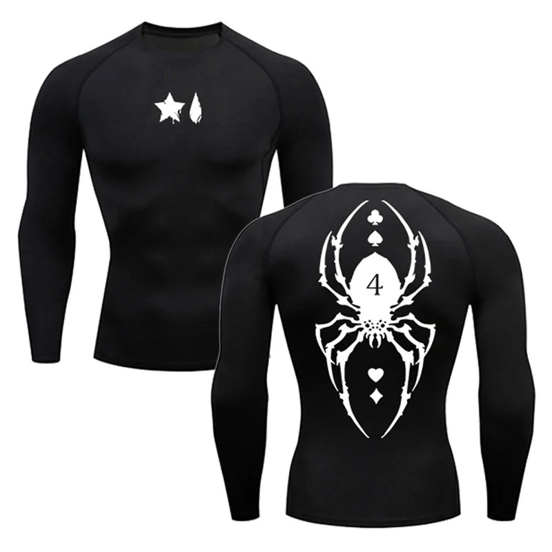 Anime Graphics Compressed Shirt Sports Energy Sports Fast Dry T-shirt T-shirt Top, Physical Exercise, Short undershirt Anime Graphics Compressed Shirt Sports Energy Sports Fast Dry T-shirt T-shirt Top, Physical Exercise, Short undershirt