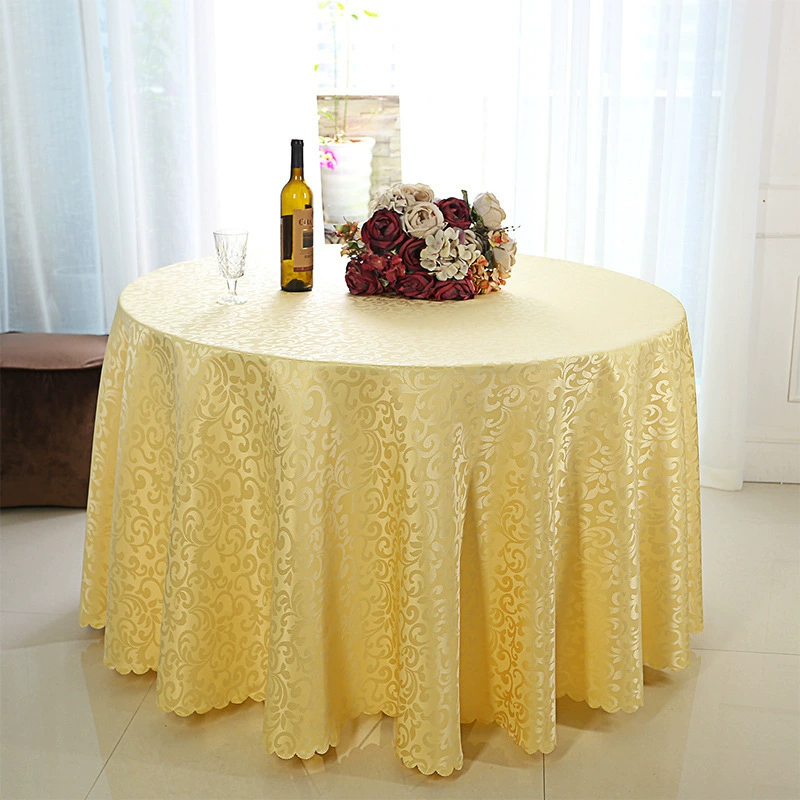 Blossom Table Cloth Hotel Restaurant Polyester Hook Flower Round Founded Fedry Fedry Wedding Conference The Titan Table Skirt Manufacturer directly confess
