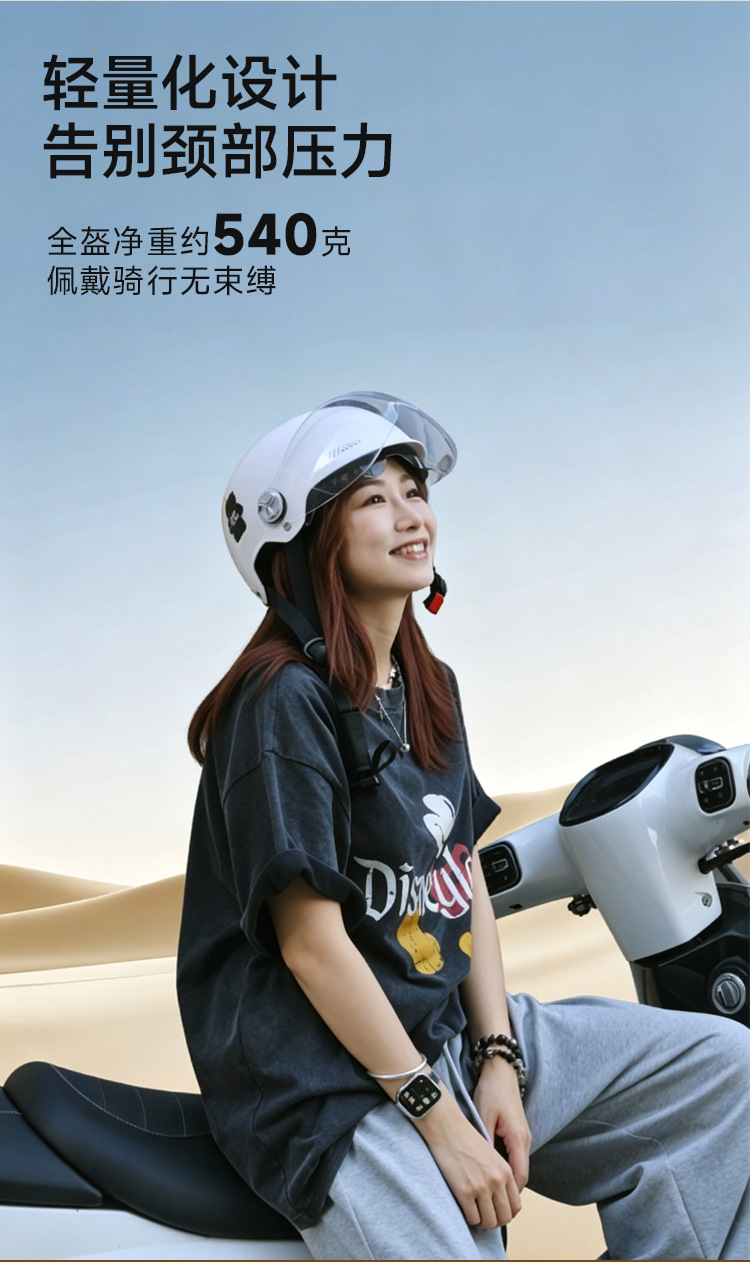 Men's and women's summer sun protection half-face helmets for electric bikes, manufacturer wholesale, new national standard 3C electric vehicle and motorcycle helmets