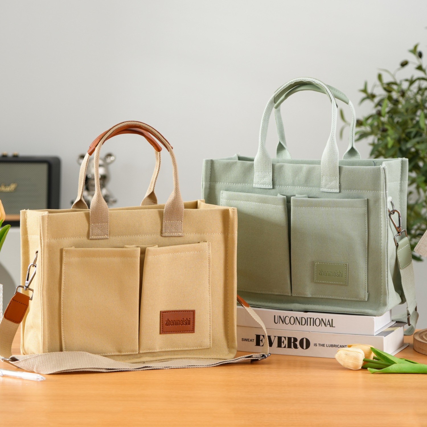 Bolsa de viaje al trabajo, bolso de hombro, bolso de archivo A4, maletín simple, bolso de lona casual, bolso de mano de gran capacidad