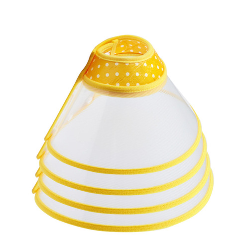 Hot selling colorful Elizabethan collar, anti-licking and biting pet collar for dogs and cats, soft edge postoperative beauty pet collar