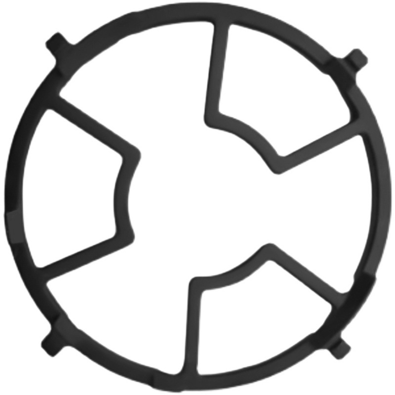 Estufa de gas soporte antideslizante estante de hierro fundido leche olla estufa soporte universal 5 garra 4 garra estufa de gas soporte de apertura