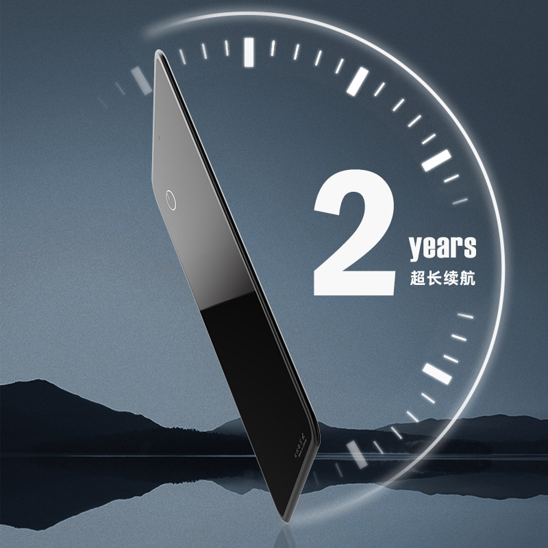 FindMy Tracker Wallet Tipo de tarjeta de vidrio Buscador anti-pérdida Mini localizador Adecuado para teléfonos Apple