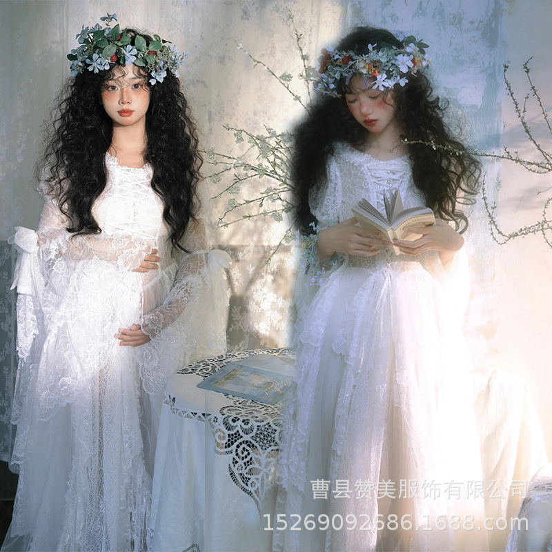 影楼の新型の早春の小清新な妊婦は服を撮影します。