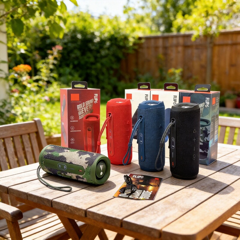 Cross-border FLIP6 Bluetooth speaker, waterproof, multifunctional, with card slot, outdoor portable, with lanyard, fabric wireless mini speaker Cross-border FLIP6 Bluetooth speaker, waterproof, multifunctional, with card slot, outdoor portable, with lanyard, fabric wireless mini speaker