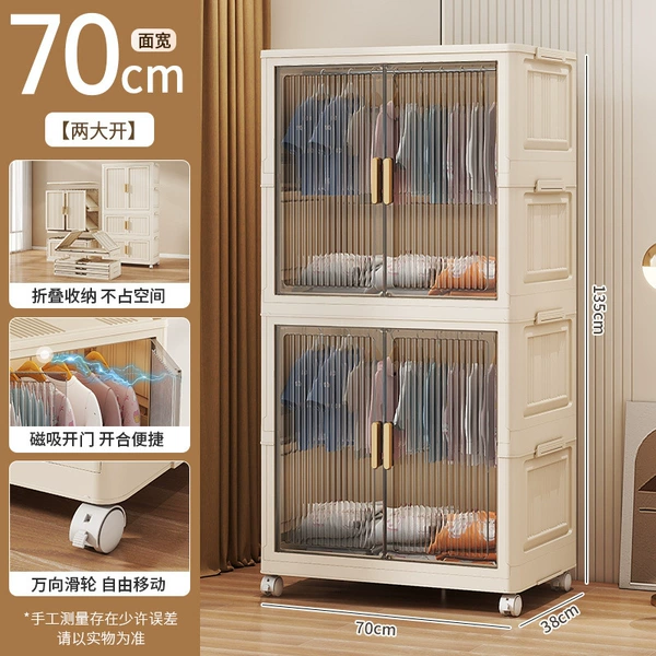 Transparent black (two door hanger clothes)