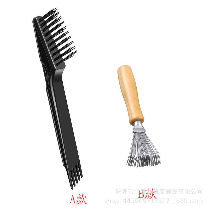 梳子清洁刷子气囊气垫梳子清洁器塑料卷发梳子清洁爪勾发