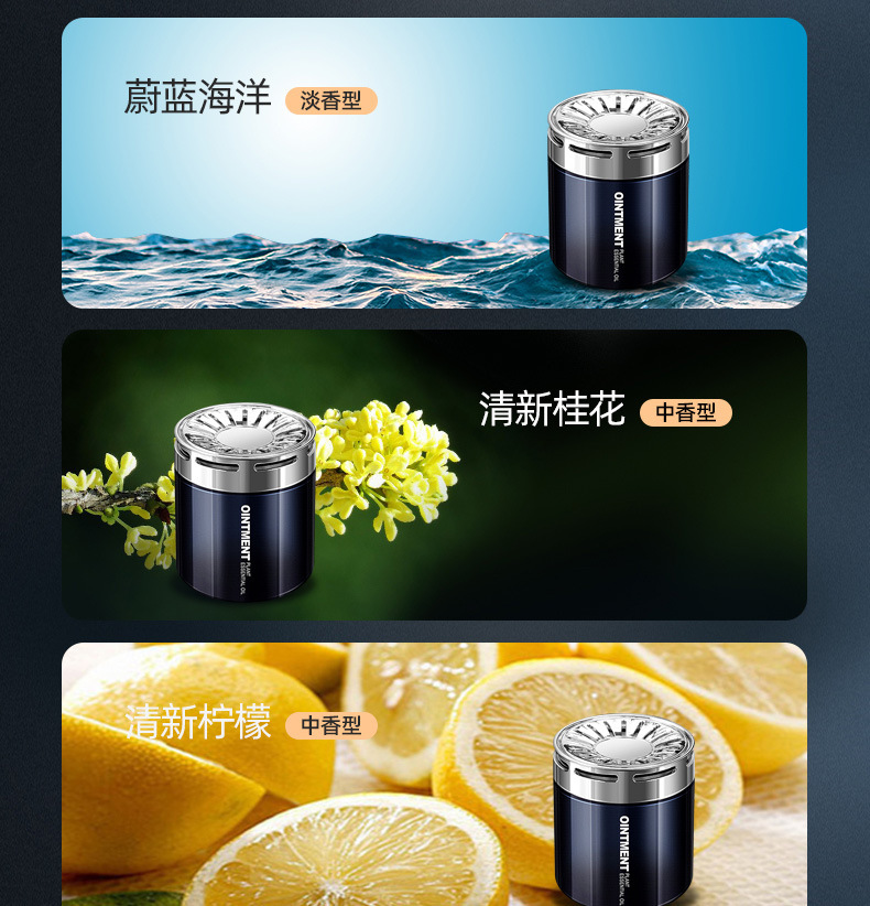 Car Perfume Car Aromatherapy Ornaments Car Solid Fragrance Lasting Light Fragrance Car Decoration Supplies