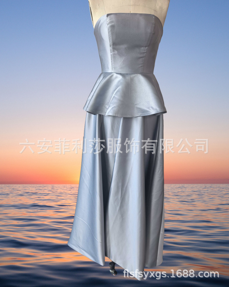 Gray blue no. 133 zipper style