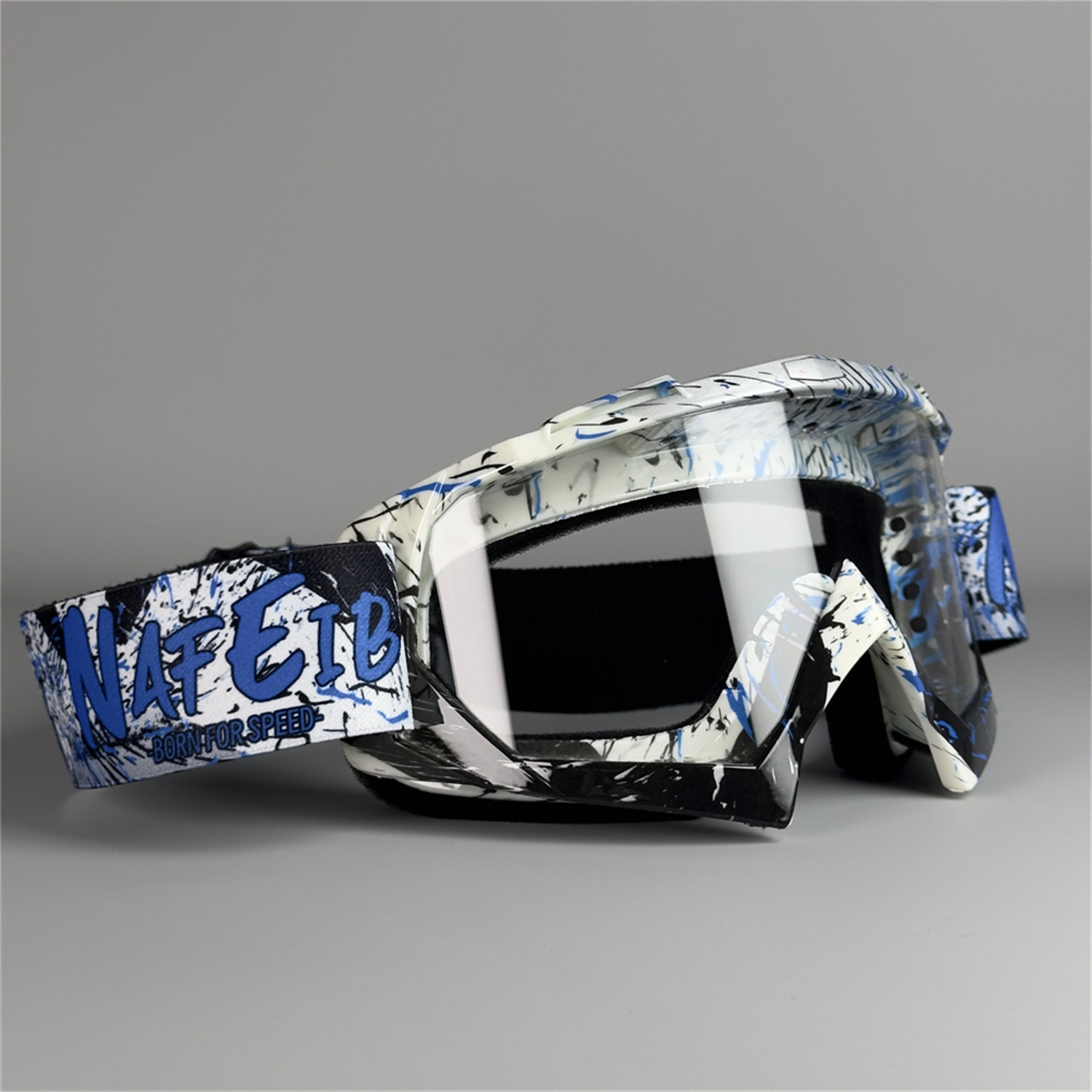 N 청색 투명 필름