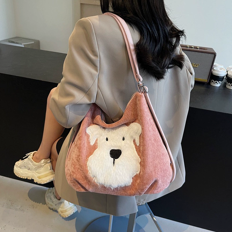 Cute shoulder bag, capacious backpack, one-shoulder bag, South Korea