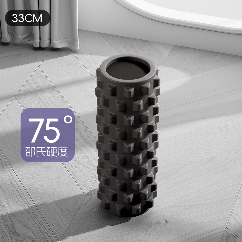 Actualización de 60 cm sólidos dientes de lobo espuma eje muscular de acondicionamiento físico relajación de la fascia pierna delgada columna de yoga accesorios de yoga