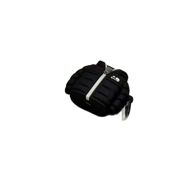 Invierno plumón de silicona auriculares cubierta para Airpods 1 / 2 generación Apple inalámbrico bluetooth cubierta pro3 / 4