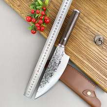 跨境手工锻打牛肉刀料理刀厨房割肉刀屠宰刀剔骨刀杀猪刀剥皮刀