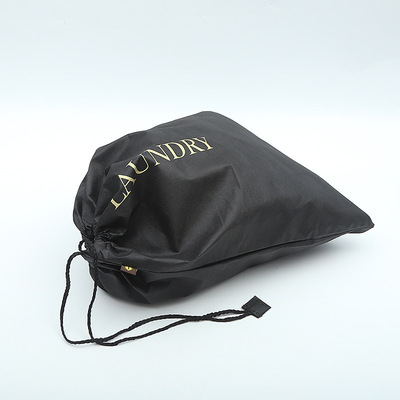 无纺布束口袋收纳防尘包装鞋袋拉绳抽绳袋制酒店一次性洗衣袋|ru