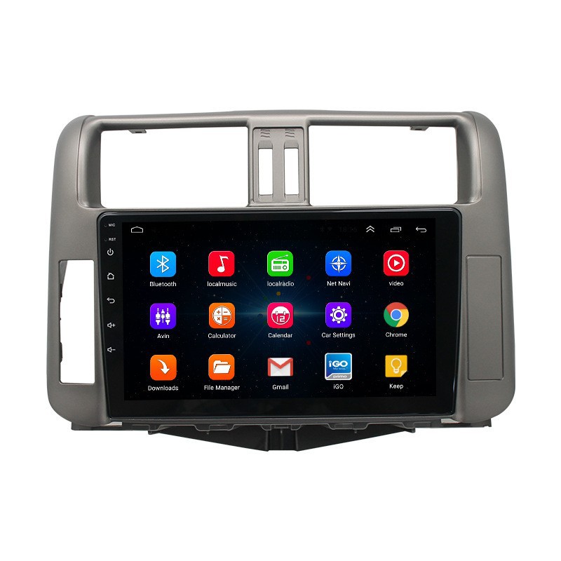 Adecuado para Toyota overbearing 10-13 coche Android navegación GPS todo en un coche Bluetooth revertir la imagen