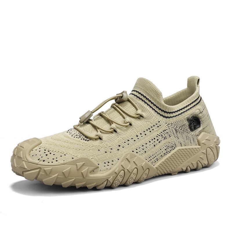 2025 zapatos de verano para hombres nuevos zapatos de malla hueca transpirables zapatos de trabajo para hombres zapatos deportivos antideslizantes zapatos casuales para papá