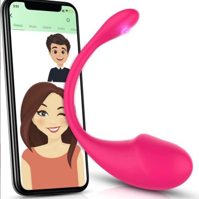 APP wireless female vibrating egg remote control tadpole simulation…