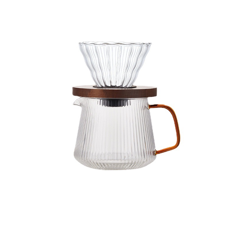 Bincoo patrón vertical cafetera mano cafetera de papel de filtro de café V60 filtro Taza mano Cafetera Mano traje de café