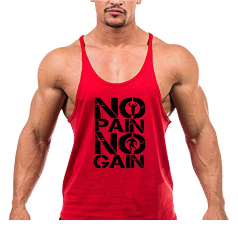 Фитнес H-слово Внешняя торговля Amazon без рукавов Спортивные Тренировки Бодибилдинг жилет