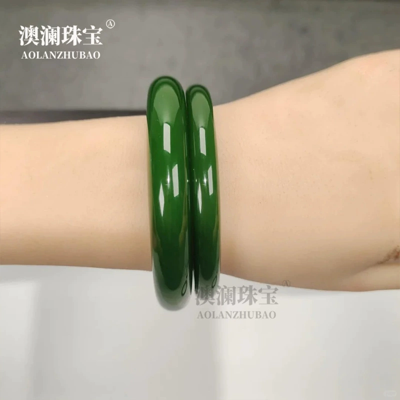 T pure Xinjiang Hotan Браслет из яшмы Внешней Монголии с тонкой полоской женский старый шпинат зеленый для девочек яшма круглый нефрит