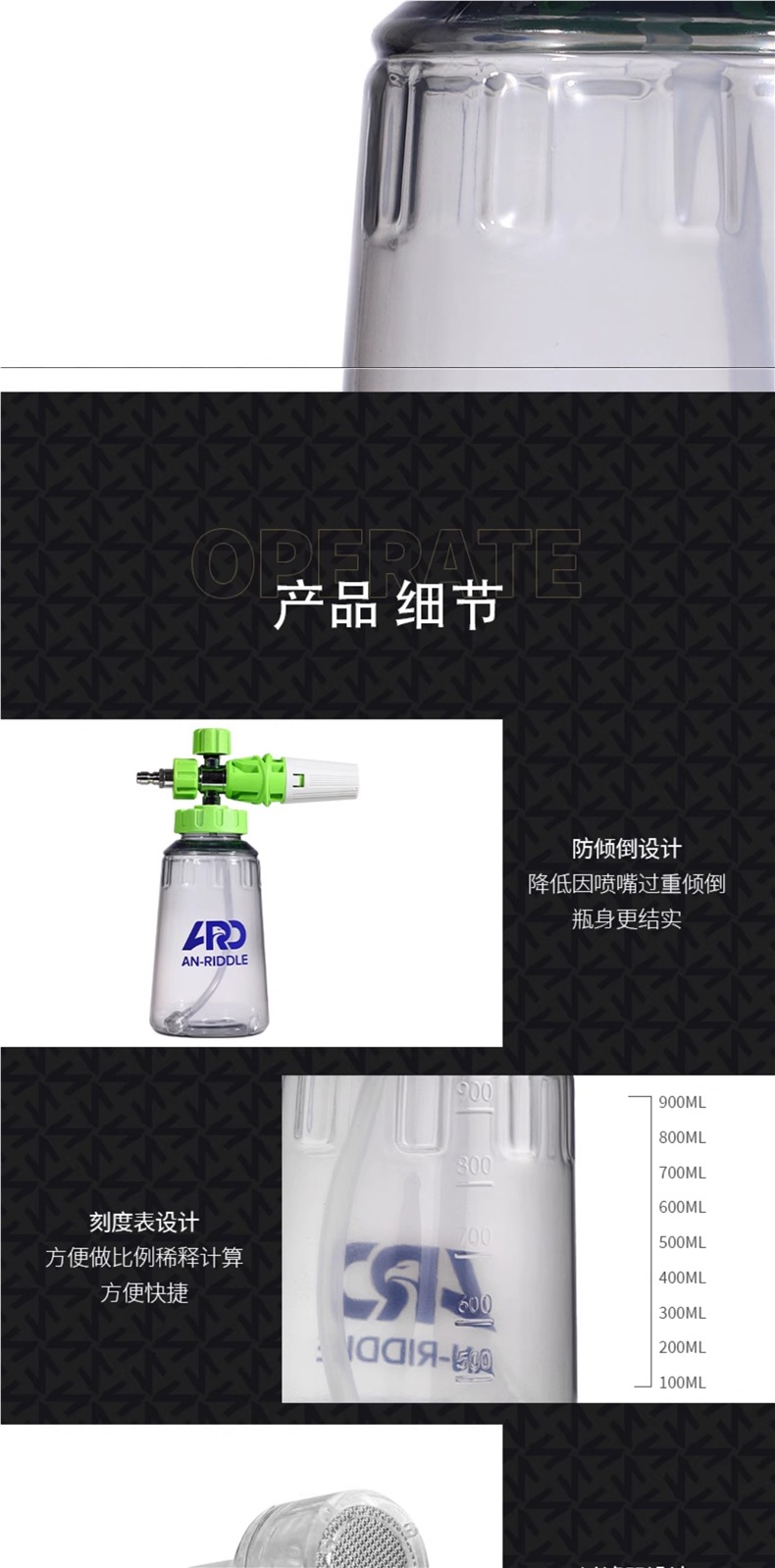 ARD Anruide Blizzard PA Foam Cannon High Pressure Washer
