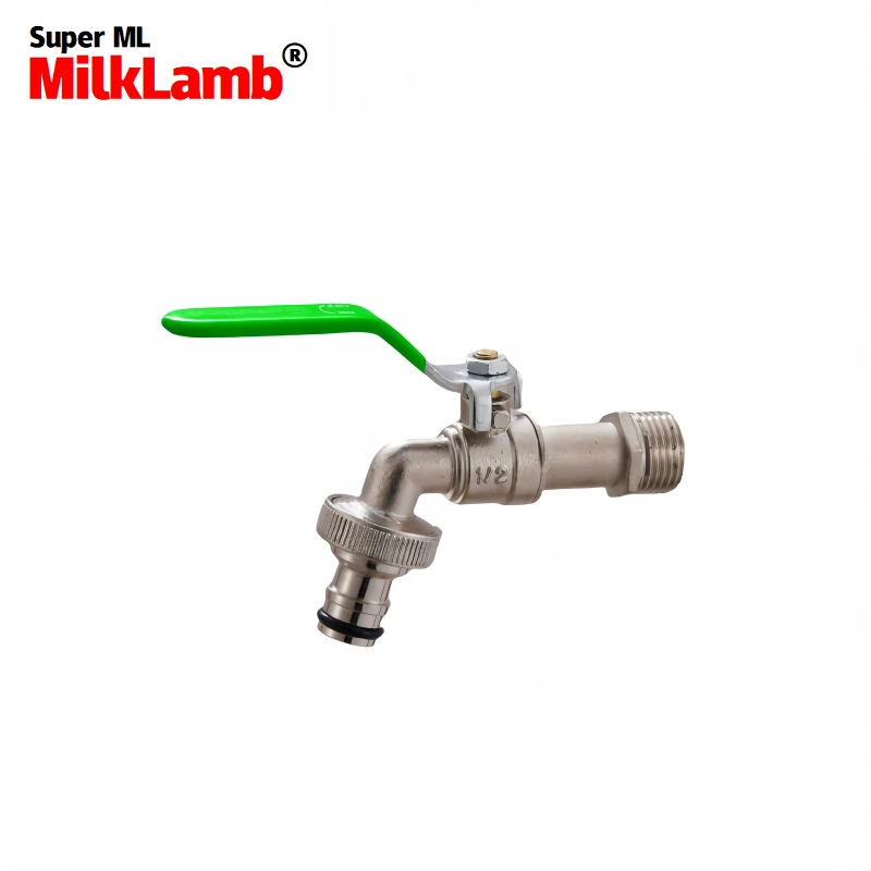 Трансграничный эксклюзив для 1/2x3/4 цинкового сплава водяная соска, ремень, бесцветная крышка кран [зеленый]