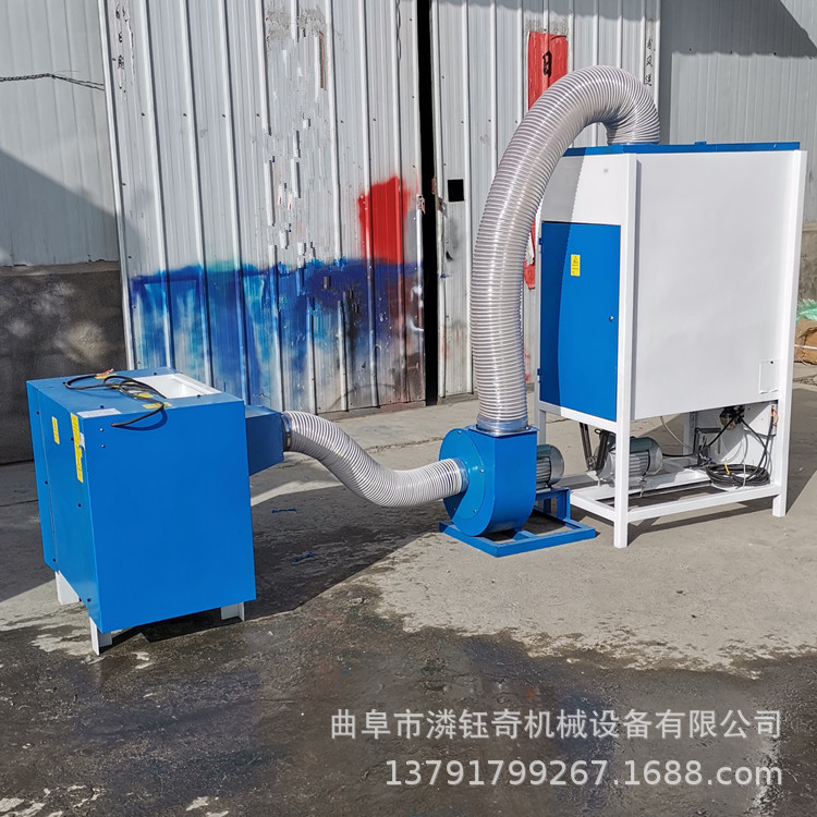 Muñeca mascota máquina de llenado de algodón tornillo de algodón Perla de algodón abrelatas DE DOBLE BOCA sofá almohada máquina de punzonado de algodón