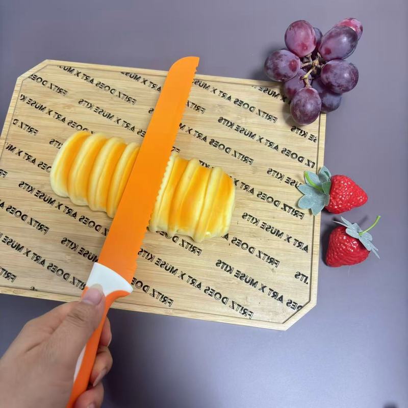 アマゾンの台所の刃物の混色の5つのセットの食品は磁器の塗料の春の新型の陽江の刃物に接触します。|undefined