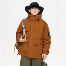 羽绒服男冬季新款90白鸭绒宽松保暖情侣青少年外套男潮牌男装上衣