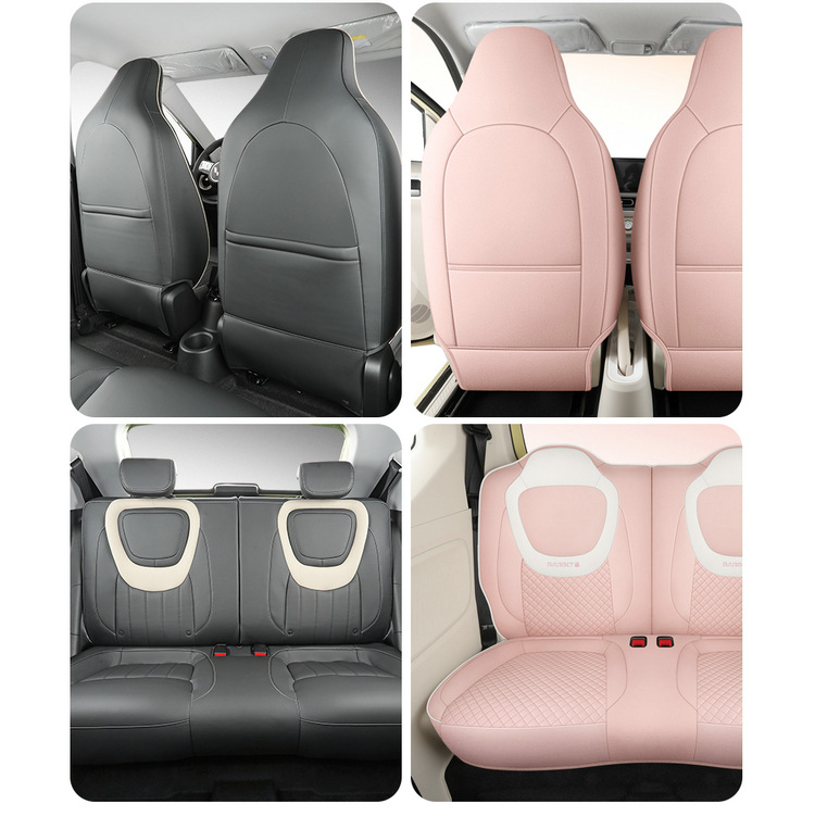 2024 special car is suitable for Wuling Bingguo cotton and linen car seat cushion four seasons breathable all-inclusive seat cover
