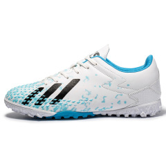 跨境足球鞋鴛鴦色男女兒童tf碎釘AG釘青少年學生校園足球比賽訓練