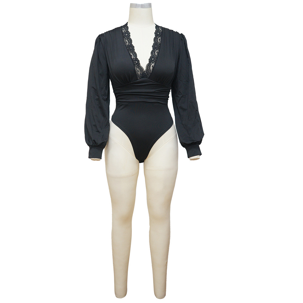 Women's Bodysuits Bodysuits Sexy Solid Color display picture 1