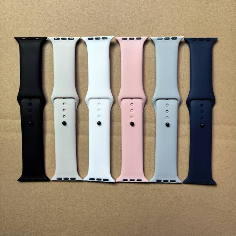 Economical Model Suitable for Apple Iwatch456789Se10 Smart Watch Silicone Strap Set with Divine Matchinging