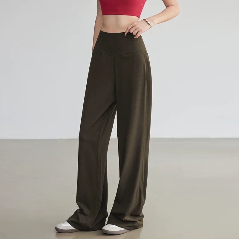 Pantalones de cintura alta transfronterizos, pantalones de piernas largas, pantalones de entrenamiento al aire libre, pantalones de entrenamiento de yoga