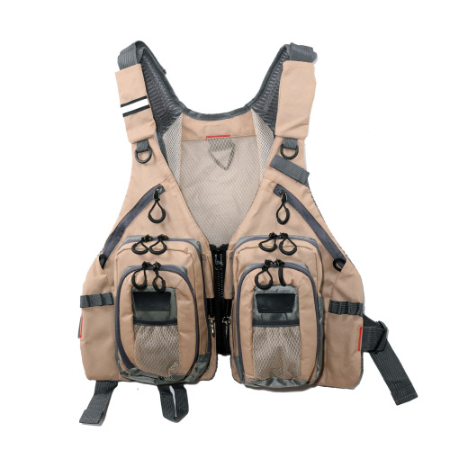 Outdoor vest unisex fishing jacket with multiple pockets, multi-functional, breathable, stream fly fishing, casting, lures vest