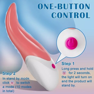 Exclusive Angel Tongue Cross-Border Amazon Best-Selling Tongue Vibrator Penis Adult Sex Toy