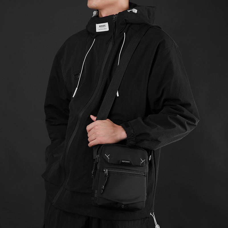 WEPOWER nuevo tipo de bolso de hombro para hombres, bolso de viaje casual para hombres, bolso de viaje ligero a prueba de agua para viajes de negocios