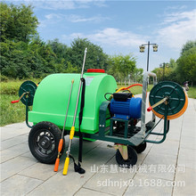 300L手推式汽油打药机 草坪绿化洒水车 果树苗圃杀虫喷雾器