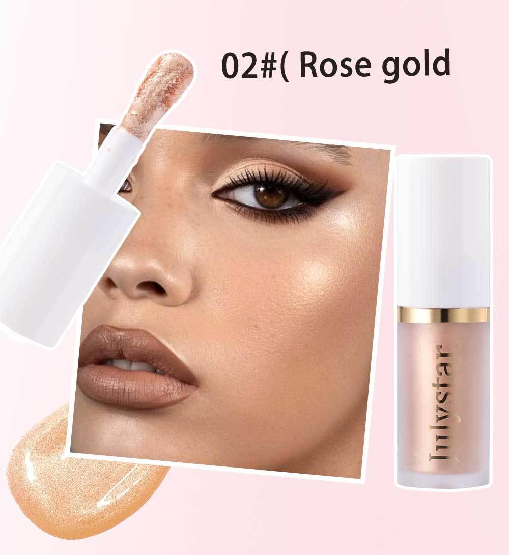 Julystar Facial Brightening High-Gloss Contouring Liquid, Lip Pearl Single Portable Moisturizing Blush Blush Wholesale undefined