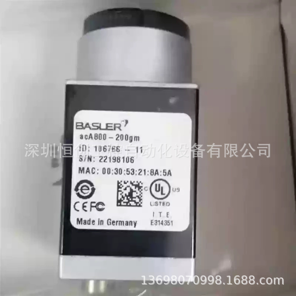 acA800-200gm 巴斯勒工业相机全新现货优惠议价