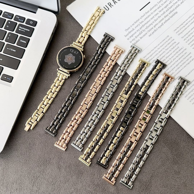 Suitable for Huawei Gt4 Watch Strap Gt3 Second-Hand Small Fragrance Watch4Pro High-End Watch3Pro Watch Strap