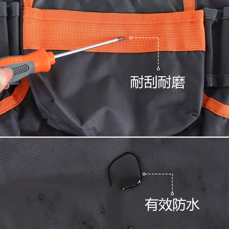 Bolsa de tela Oxford transfronteriza engrosada hardware multi-bolsillo multifuncional reparación mecánica de automóviles ropa de trabajo impermeable