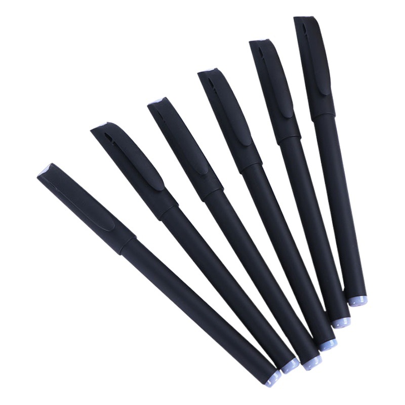 Rubber Qr Code Gel Pen Water Pen Custom Logo Advertising Signature Pen Carbon Pen Lettering Water-Based Pen Wholesale
